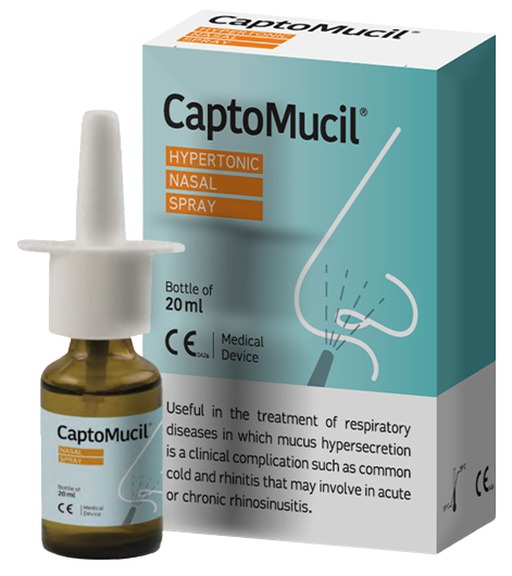 CAPTOMUCIL hypertonic nasal spray